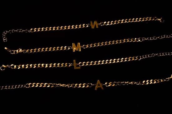 Bracelet with letter